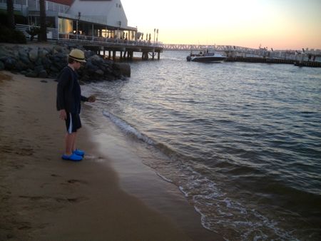 Sandcastles at Sunset