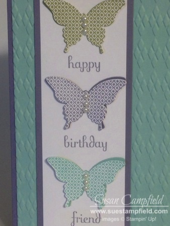Pastel Pappillon Potpourri with Argyle Embossing Folder and Pearls2-imp