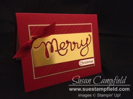 Merry in Gold Foil with Expression Thinlits3-imp