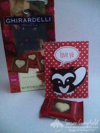 Punch Art Skunk with Just Sayin' and Word Bubble Framelits6-imp