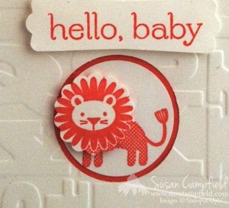 Zoo Babies Alphabet Press Baby Card and Circus Lion Box Package Topper2-imp