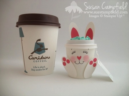 Bunny Brew Mini Coffee Cup Eggstra Spectacular Stampin' Up! Easter Party Favor12-imp