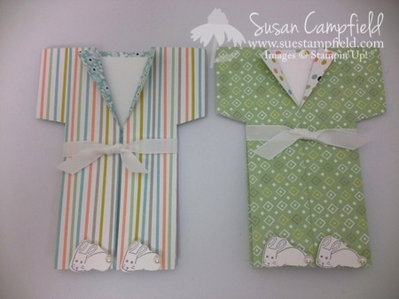 Bunny Slipper Pajama Card with Sweet Sorbet and Life In The Forest6-imp
