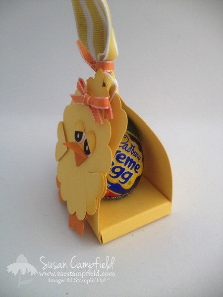 Easter baby chick with Cadbury Cream Egg Treat Holder1-imp