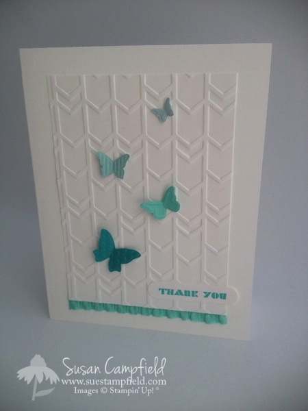 Blue Ombre Butterflies with Beautiful Wings Embosslit and Says It All4-imp