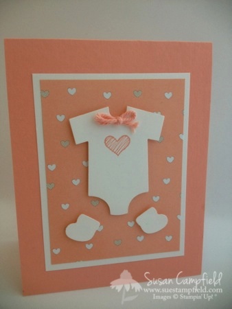 Something to Say Baby Onesie and Booties Card with Babies First Framelits1-imp