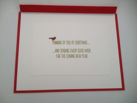 White Christmas White Bear Card4