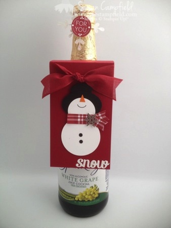 Punch Art Snowman Bottle Tag and Card1-imp Punch Art Snowman Bottle Tag and Card1-imp