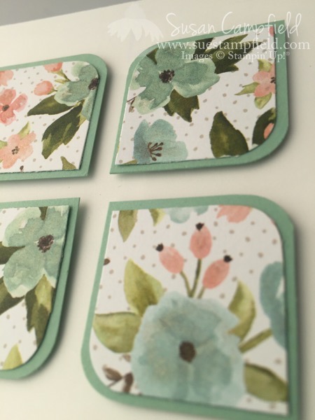 Birthday Bouquet Corner Round Flower Card - 5