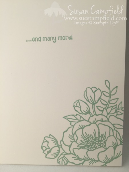 Birthday Bouquet Corner Round Flower Card - 6