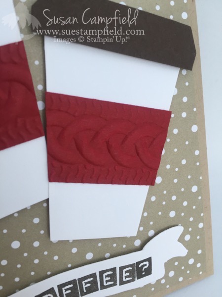 Coffee Cup Card With Home Sweet Home Thinlits Dies - 3 Coffee Cup Card With Home Sweet Home Thinlits Dies - 3