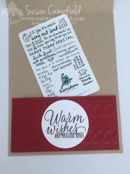 Coffee Cup Card With Home Sweet Home Thinlits Dies - 4 Coffee Cup Card With Home Sweet Home Thinlits Dies - 4