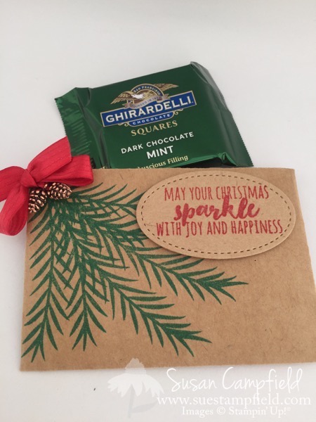 Christmas Pines Gift Card Envelope Die - 7