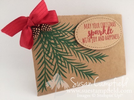 Christmas Pines Gift Card Envelope Die - 5
