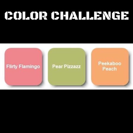 Flirty Pear Peach Color Challenge - 1