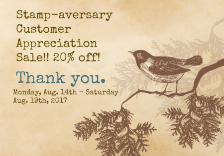Little Bird Says Happy Stampaversary Little Bird Says Happy Stampaversary