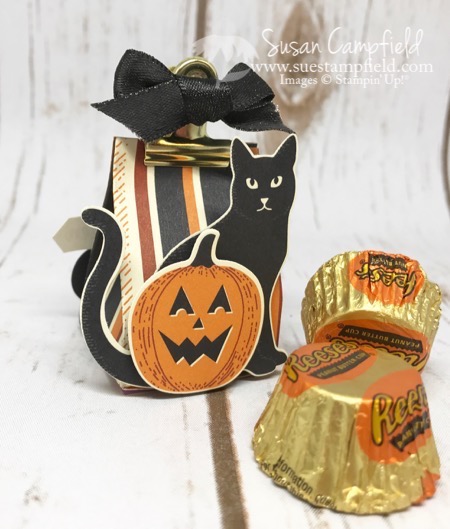 Spooky Cat Spooky Night Teeny Tiny Treat Bag Stampin' Up! - 1