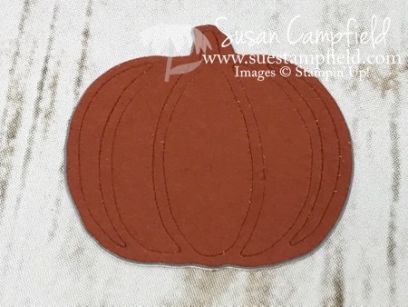 Fall Card with Patterned Pumpkins Foil Frenzy Copper Foil - 9