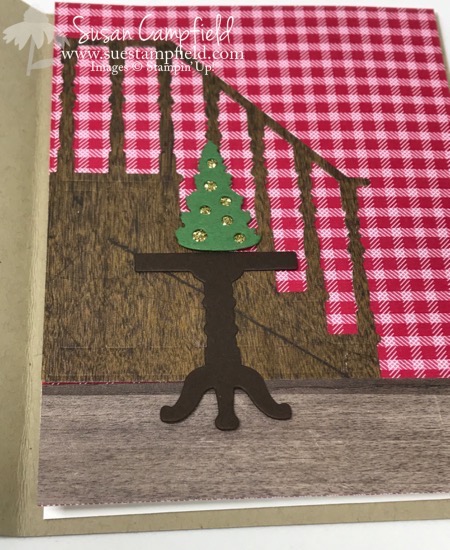 Seasonal Chums Christmas Staircase Hearth and Home Reindeer Window Card - 9