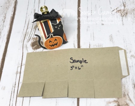 Spooky Cat Spooky Night Teeny Tiny Treat Bag Stampin' Up! - 7