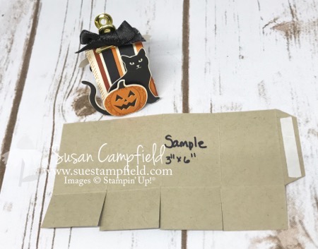 Spooky Cat Spooky Night Teeny Tiny Treat Bag Stampin' Up! - 7