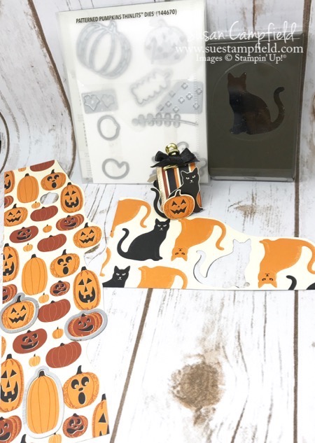 Spooky Cat Spooky Night Teeny Tiny Treat Bag Stampin' Up! - 6