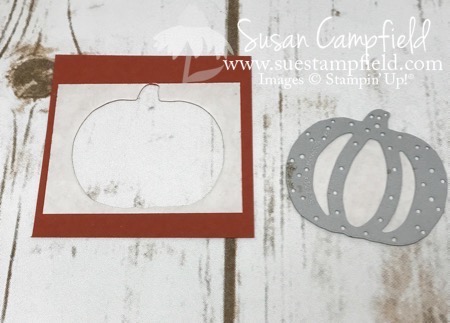 Fall Card with Patterned Pumpkins Foil Frenzy Copper Foil - 8