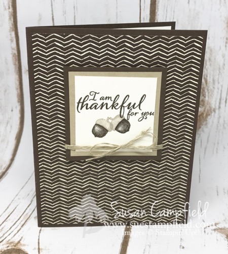 Painted Harvest Acorn with Autumn Harvest Designer Series Paper - 1