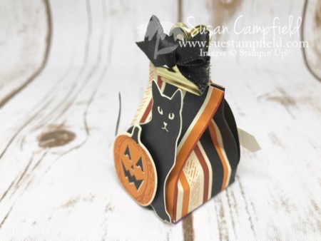Spooky Cat Spooky Night Teeny Tiny Treat Bag Stampin' Up! - 4
