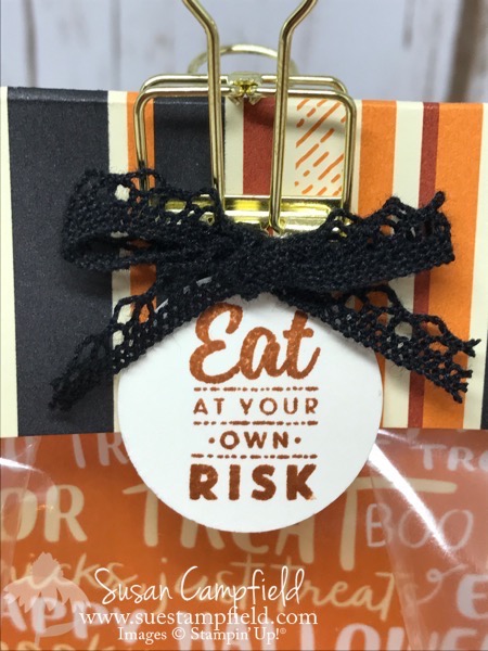 Hallloween Spooky Cat Gusseted Lined Treat Bag - 2