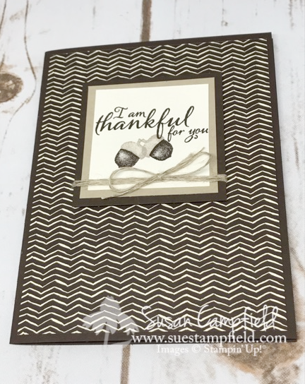 Painted Harvest Acorn with Autumn Harvest Designer Series Paper - 2