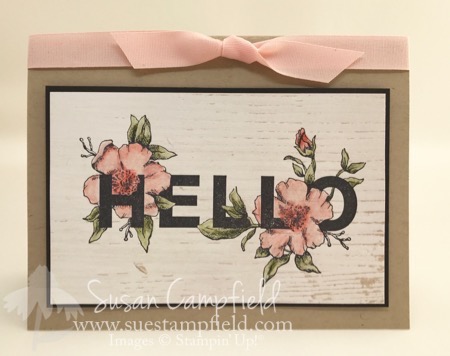 Floral Statements with Wood Texture Designer Paper - 3