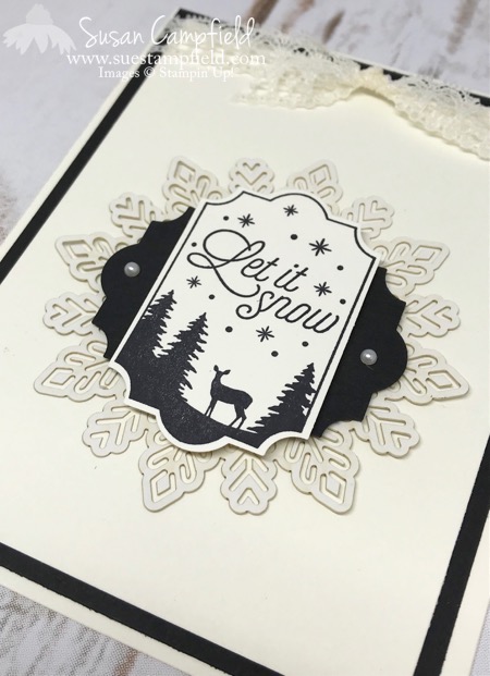 Merry Little Labels Flipped Foil Snowflake Everyday Label Punch Stampin' Up! - 2