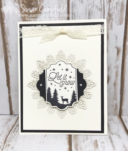 Merry Little Labels Flipped Foil Snowflake Everyday Label Punch Stampin' Up! - 1