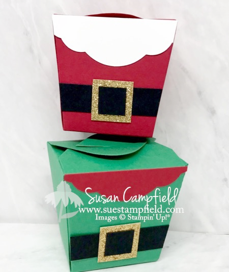 Simple Santa and Elf Takeout Thinlits Dies Takeout Treats - 15