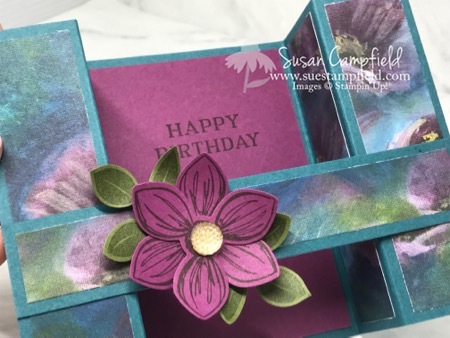 Floral Essence Bridge Fold Card - 5