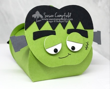 Halloween Frankie Mini Curvy Keepsake Box - 1 Halloween Frankie Mini Curvy Keepsake Box - 1