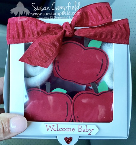 Apple Harvest Hello Mini Curvy Keepsake Box - 1 Apple Harvest Hello Mini Curvy Keepsake Box - 1