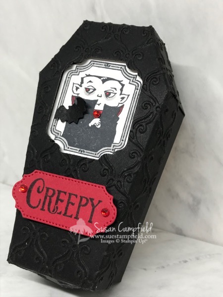 Halloween Creepy Vampire Coffin Treat Box - 7