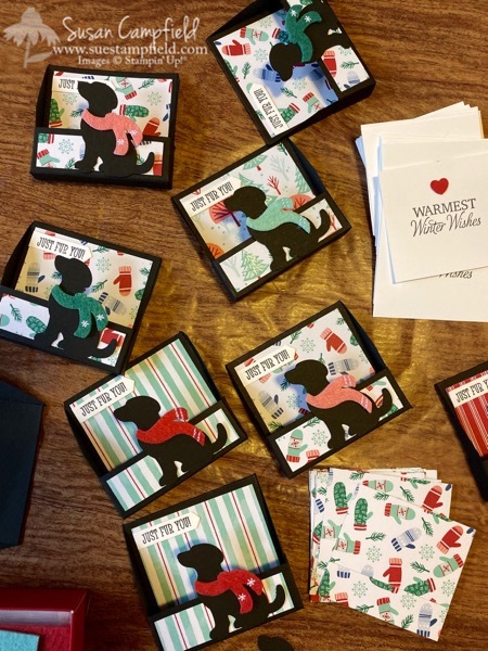 Christmas Dog Ghirardelli Treat Holder - 7 Christmas Dog Ghirardelli Treat Holder - 7