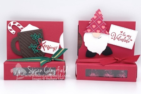 Hershey Kiss Box and Gift Card Holder Valentine Gnome Cup of Cheer - 2