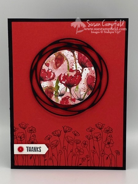 Painted Poppies Card with Peaceful Poppies Designer Series Paper - 1 (1) Painted Poppies Card with Peaceful Poppies Designer Series Paper - 1 (1)