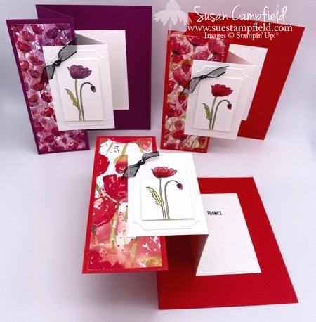 Double Z Fold Painted Poppies0002