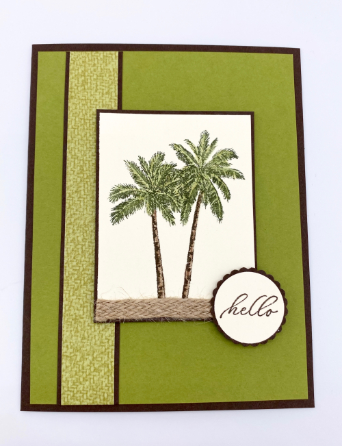 Tutorial Timeless Tropical Trio of Cards - 3