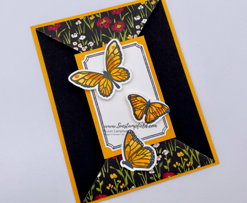 Butterfly Bouquet Mango Double Point Swap Card - 1