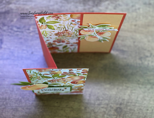 You're A Peach 3-Panel Scenery Z Fold Card - 9