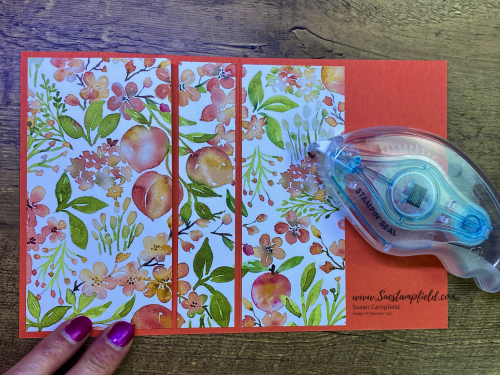 You're A Peach 3-Panel Scenery Z Fold Card - 9
