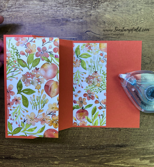 You're A Peach 3-Panel Scenery Z Fold Card - 9