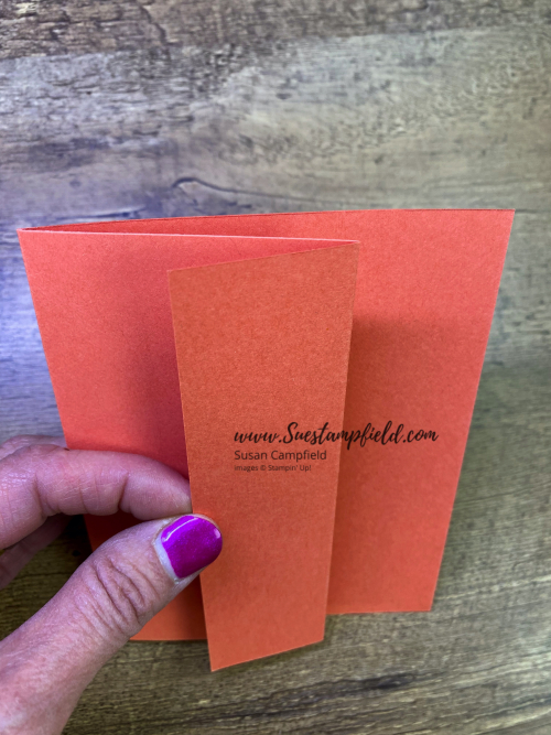 You're A Peach 3-Panel Scenery Z Fold Card - 2