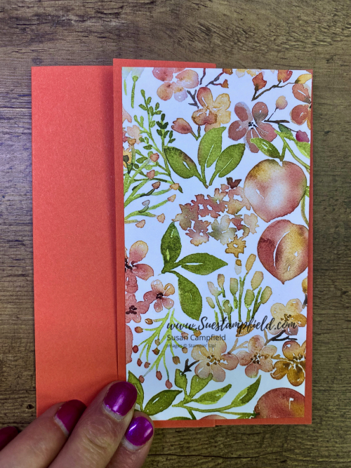 You're A Peach 3-Panel Scenery Z Fold Card - 2
